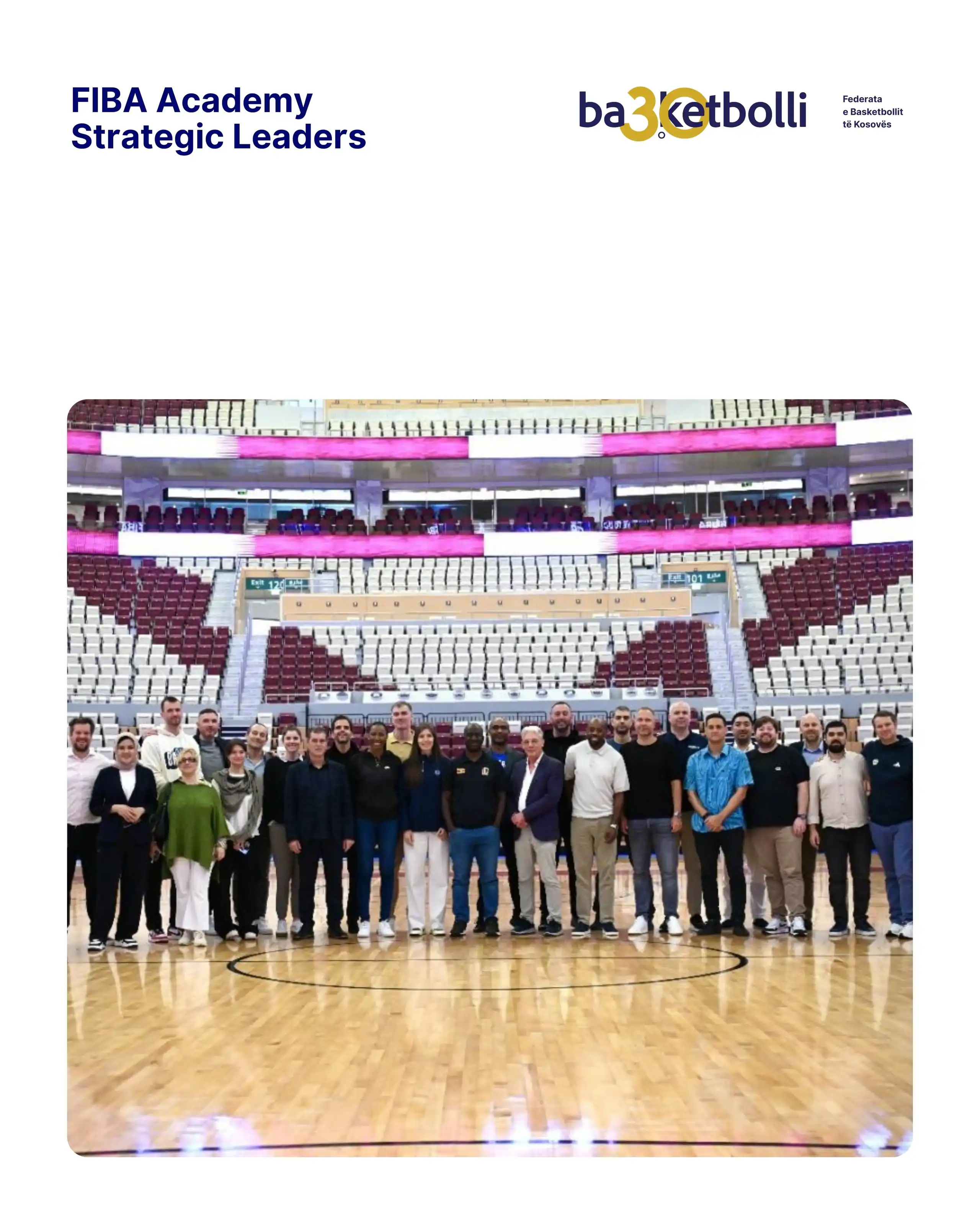 Adriatik Rraci, pjesëmarrës në Sesionin e parë të “FIBA Academy Strategic Leaders” në Katar